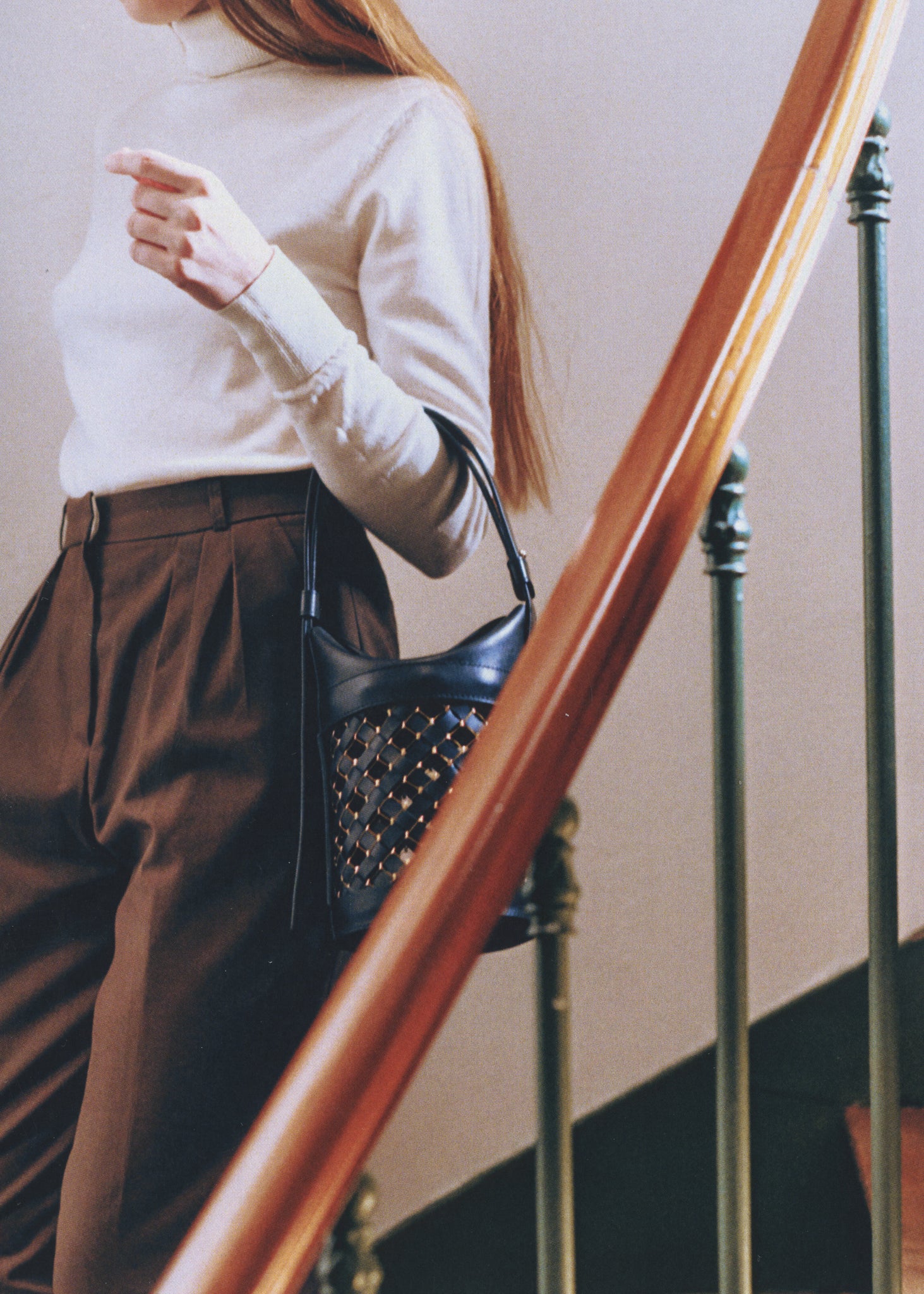 Le Rotonde x Cécile Gray - Cuir & or